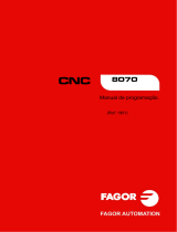 Fagor CNC 8070 Manual do usuário