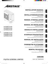 Fujitsu AJH045LCLAH Guia de instalação