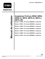 Toro ProCore SR48 Aerator Manual do usuário