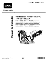 Toro TRX-26 Trencher Manual do usuário