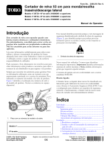 Toro 53cm Mulching/Rear Bagging/Side Discharging Lawn Mower Manual do usuário