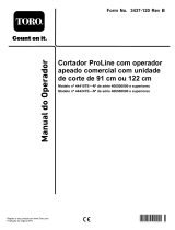 Toro Proline Commercial Walk-Behind Mower Manual do usuário