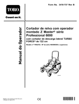 Toro Z Master Professional 6000 Series Riding Mower, Manual do usuário