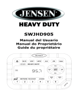 Jensen Heavy Duty SWJHD905 Manual do usuário