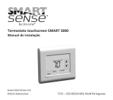 Robertshaw SMART 3000 Touchscreen Thermostat Guia de instalação
