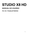 Blu Studio X8 HD Manual do proprietário