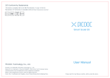 Picooc S3 с Wi-Fi White Manual do usuário