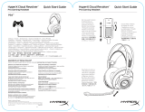 HyperX Cloud Revolver S 7.1 (KIM-HX-HSCRS-GM/EE) Manual do usuário