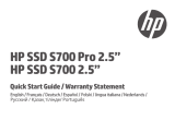 HP 120GB S700 М.2 (2LU78AA#ABB) Manual do usuário