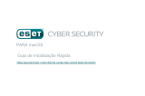 ESET Cyber Security for macOS Guia rápido