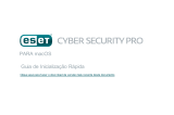 ESET Cyber Security Pro for macOS Guia rápido
