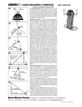 DAVIS Hand Bearing Compass (211, 215) Manual do proprietário