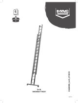 Mac Allister Échelle coulissante à corde 6.55 m Manual do usuário