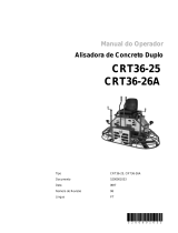 Wacker Neuson CRT36-26A Manual do usuário