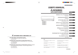 Mitsubishi Heavy Industries SRK60ZMX-S Manual do usuário