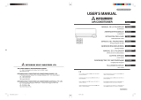 Mitsubishi Heavy Industries SRK20ZM-S Manual do usuário