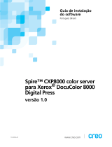 Xerox DocuColor 7000/8000 Guia de instalação