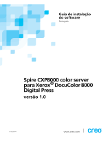 Xerox DocuColor 7000/8000 Guia de instalação