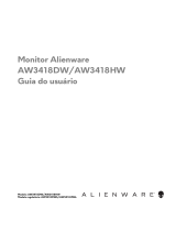 Alienware AW3418DW Guia de usuario