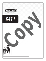 Lifetime 6411 Manual do proprietário