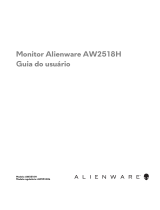 Alienware AW2518H Guia de usuario