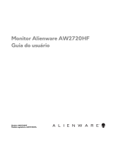 Alienware AW2720HF Guia de usuario