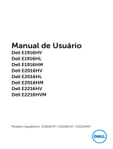 Dell E1916HV Guia de usuario