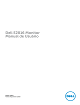 Dell E2016 Guia de usuario