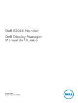 Dell E2016 Guia de usuario