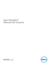 Dell P2418HT Guia de usuario