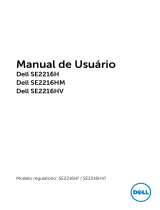 Dell SE2216H/SE2216HM Guia de usuario