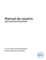 Dell SE2416H/SE2416HX Guia de usuario