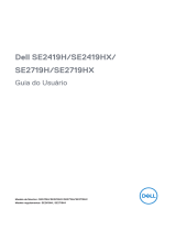 Dell SE2419H/SE2419HX Guia de usuario