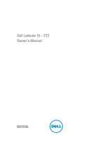 Dell Latitude 10 Manual do proprietário