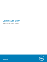 Dell Latitude 7285 2-in-1 Manual do proprietário