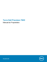Dell Precision 7920 Tower Manual do proprietário