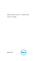Dell Venue 7130 Pro/7139 Pro Guia de usuario