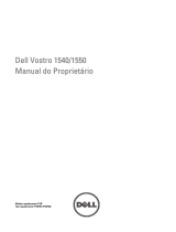 Dell Vostro 1550 Manual do usuário