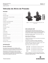 Tartarini V Série Válvulas de Alívio de Pressão Manual do proprietário