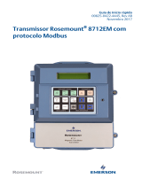 Rosemount Transmissor 8712EM com protocolo Modbus Manual do proprietário