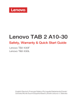 Mode d'Emploi pdf Lenovo Tab 2 A10-30 Guia rápido