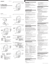 Sony ICD 50 Manual do usuário