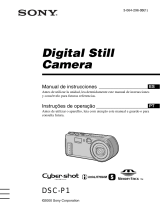 Sony Cyber Shot DSC-P1 Manual do usuário