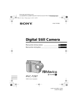 Sony FD Mavica MVC-FD87 Manual do usuário