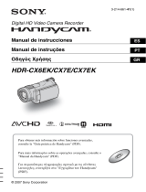Sony HDR-CX7E Manual do usuário