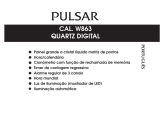 Pulsar W863 Instruções de operação
