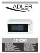 Adler AD 6203 Manual do proprietário