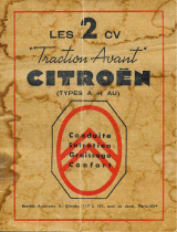 CITROEN 2cv Manual do proprietário