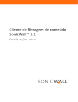 SonicWALL Content Filtering Client Guia rápido