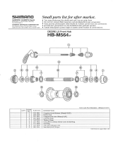 Shimano HB-M564 Exploded View